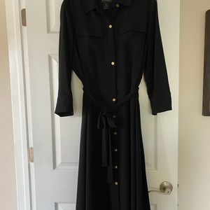 investments | long dress | black | 18
